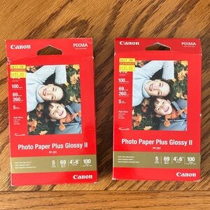 Canon Photo Paper Plus Glossy II